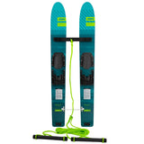 Jobe Buzz 46" Inch Beginners Kids Water Ski Trainer with Combo Bindings and Rope