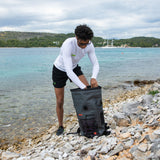 Jobe 20-Litre Waterproof Roll Top Dry Bag Backpack (Grey)