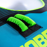 Jobe Double Trouble 2-Person Inflatable Towable Ski Tube (Lime Green/Aqua Blue)