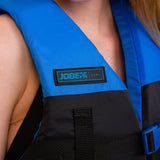 Jobe Dual 4 Buckle Unisex Adult Nylon Entry-Level 50N Life Jacket Vest (Blue)
