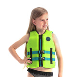Jobe Lime Green 50N Front Entry Neoprene Unisex Kids Life Jacket Vest