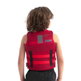 Jobe Red 50N Front Entry Neoprene Unisex Kids Life Jacket Vest (Red)