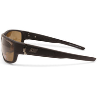 Dirty Dog Vault Satin Satin Black/Brown Unisex Polarised Sunglasses 53659
