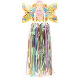 Rainbow Handlebar Streamers/Tassels Kids Bikes Easy Install Design