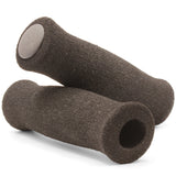 Endzone Handlz HD Foam Bike Handlebar Grips 125mm Black with Plug