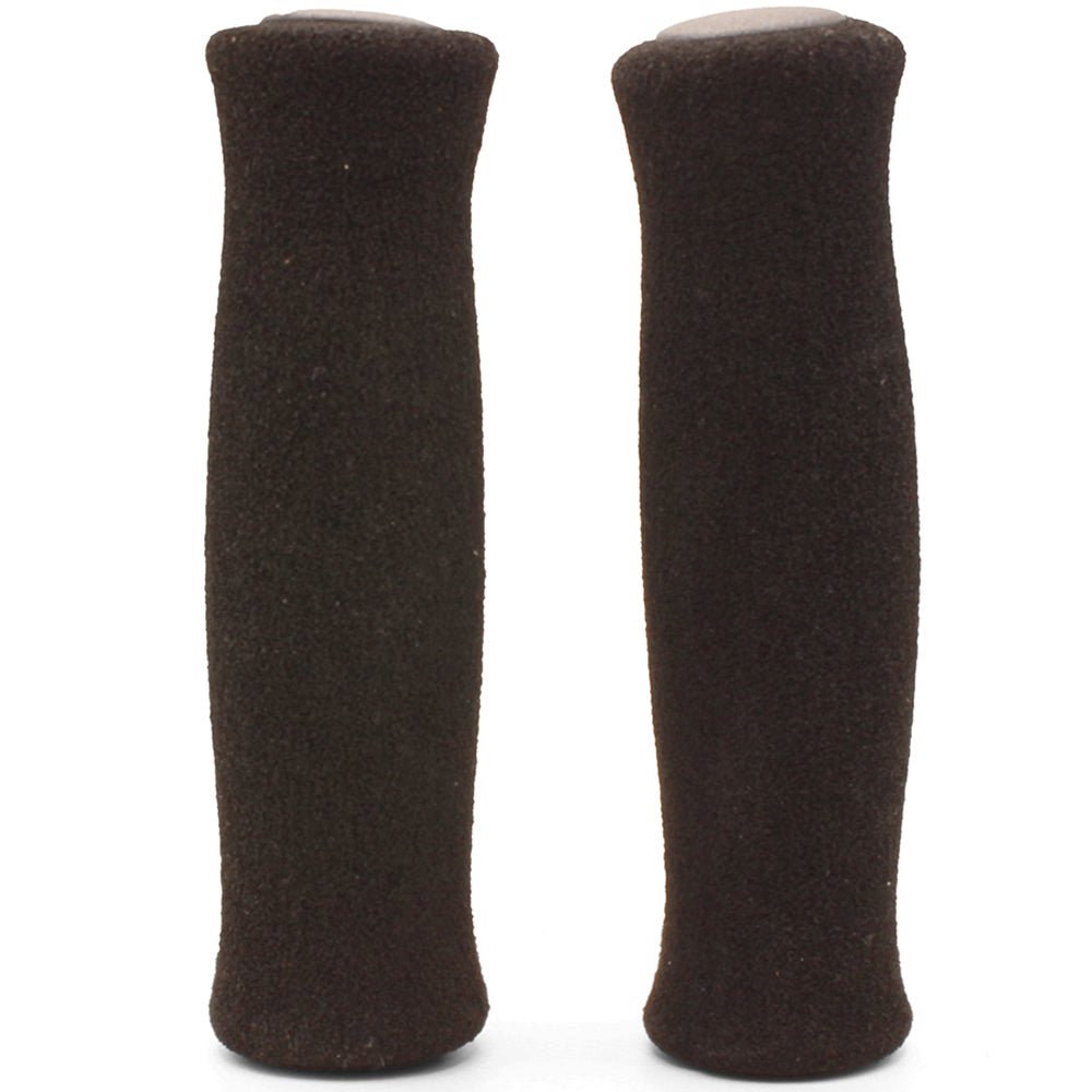 Endzone Handlz HD Foam Bike Handlebar Grips 125mm Black with Plug