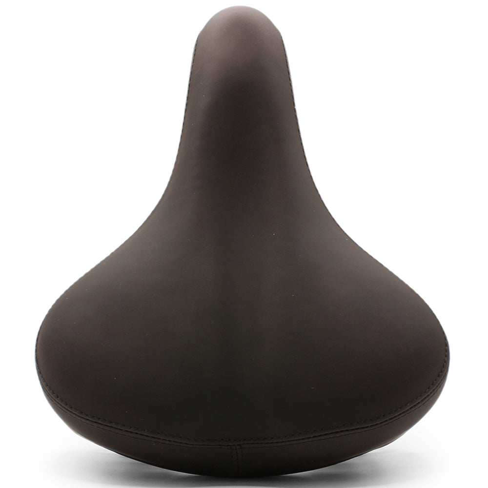 EndZone Plush Extra Comfort Sprung Ladies Bike Seat/Saddle 190 x 210mm (Black)