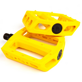 Fitbikeco Replacement Plastic BMX Pedals 9/16" Yellow