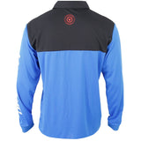 Jetpilot Venture Men's Long Sleeve Fishing Polo Shirt (Black-Blue)