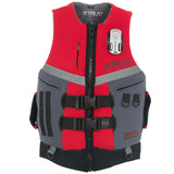 Jetpilot Venture Boys or Men's Neoprene L50 Life Jacket Vest Red Grey