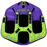 Jetpilot Freeride JP4 4-Person Purple/Green Inflatable Towable Ski Tube