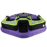 Jetpilot Freeride JP4 4-Person Purple/Green Inflatable Towable Ski Tube
