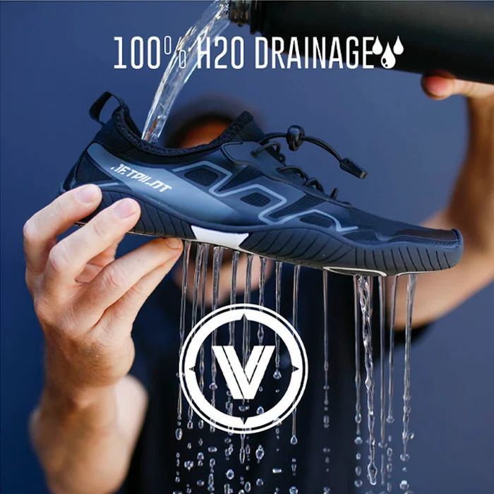 Jetpilot Venture Explorer Black Toggle Lace Water Shoes For Jet Skis, Boats and PWCs