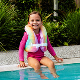 Jetpilot Paddle Pal Splash Kids Swimming Aid and L50S Life Vest (Tie Dye)