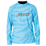 Jetpilot Boys/Youth UPF50+ Long Sleeve Lycra Pull-Over Rashie (Blue)