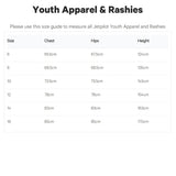 Jetpilot Boys/Youth UPF50+ Long Sleeve Lycra Pull-Over Rashie (Blue)