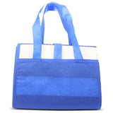 Mirage 75 x 150cm Blue and White Stripe Foldable Woven Beach Mat