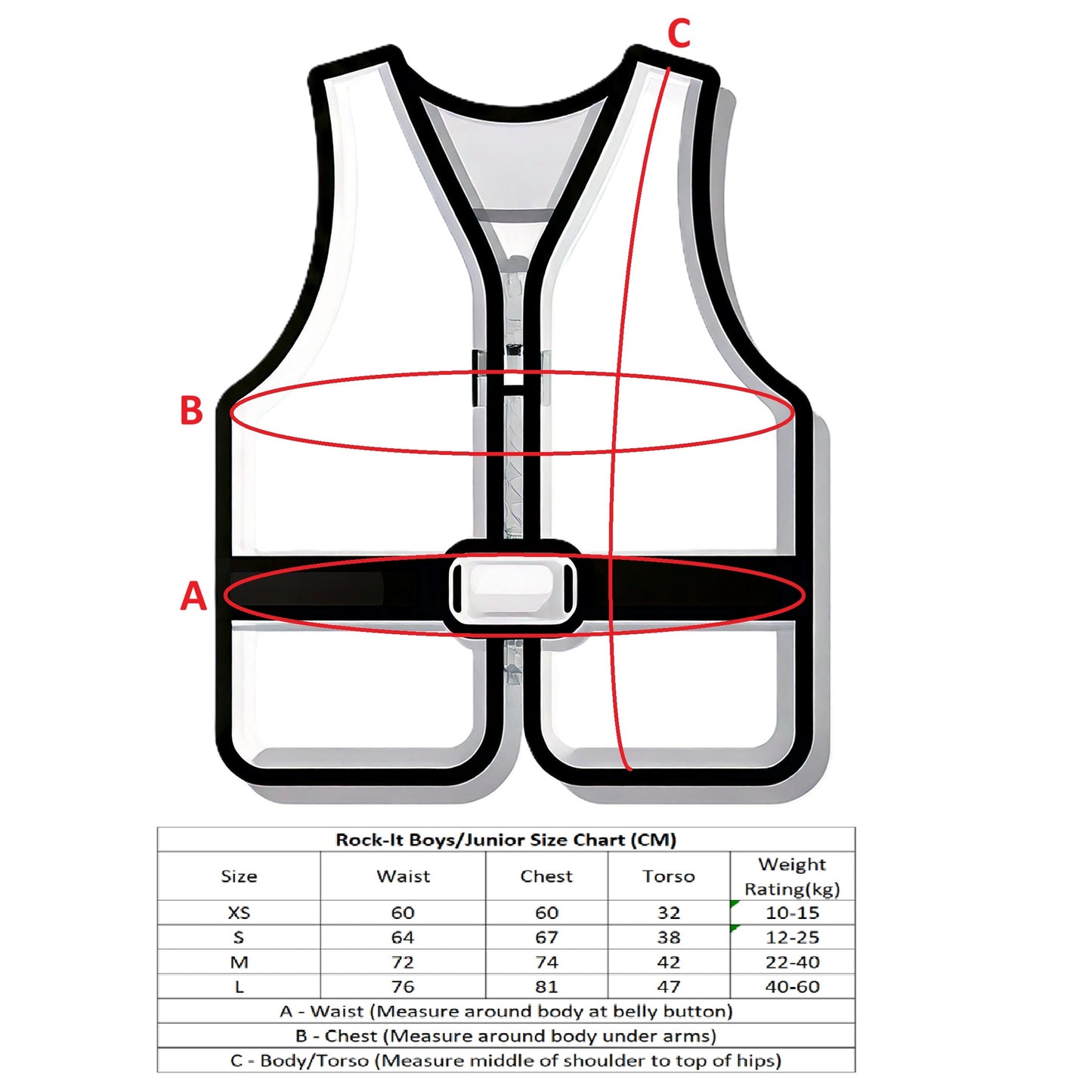 Riders Inc Rock-It Blue Neoprene Junior Boys/Kids Life Jacket Buoyancy Flotation Vest