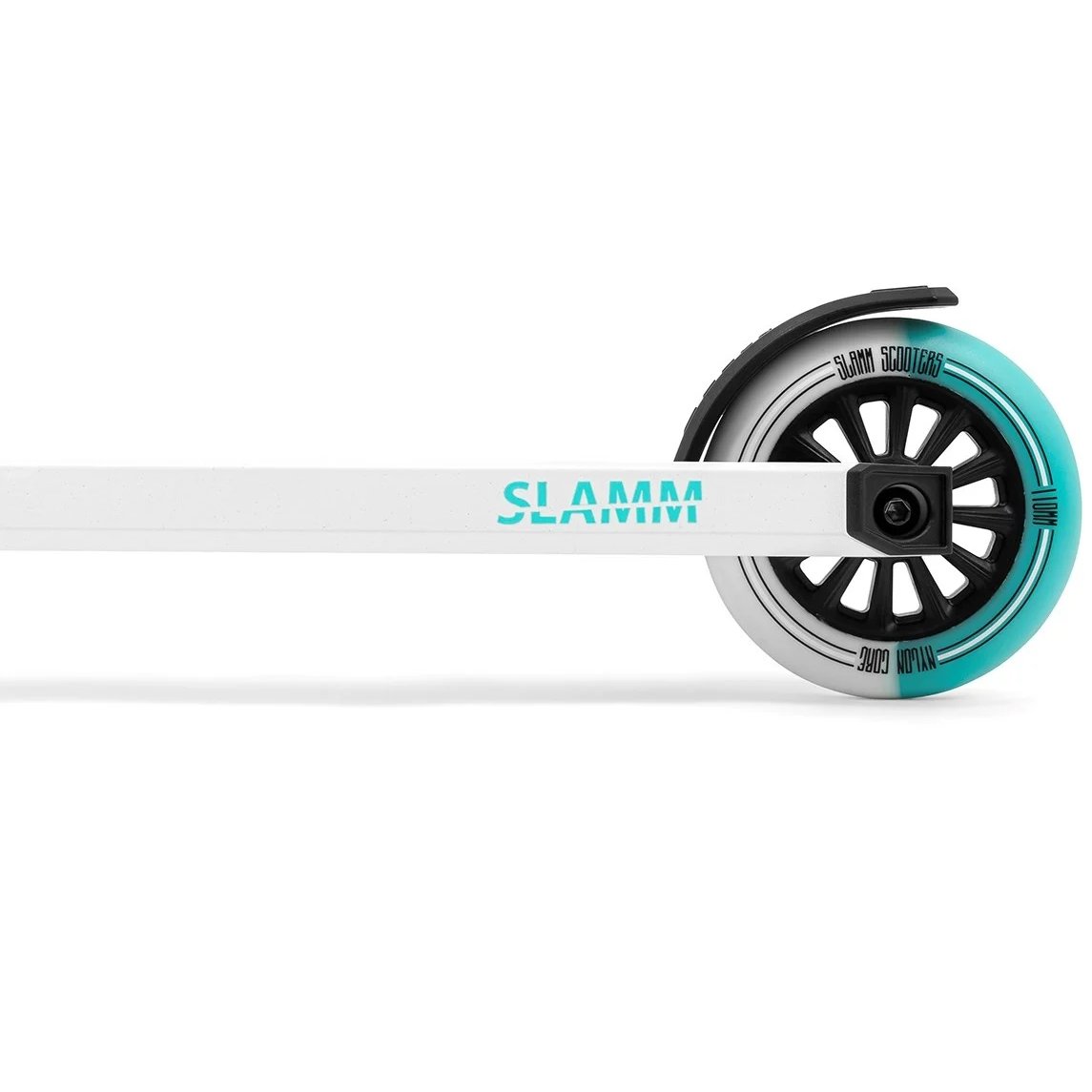 Slamm Classic Mini Pro Beginner Kids Kick Scooter (White/Mint)