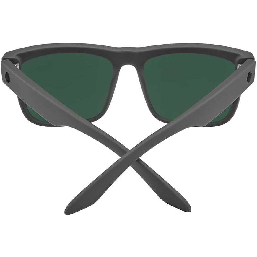 Spy Discord Soft Matte Dark Grey with Red Mirror Polarised Unisex Sunglasses