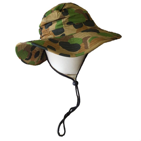 Outback Australia Wide Brim Cotton Slouch Hat - Auscam Camo