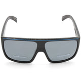 Carve The Stranger 2230 Black Blue Gloss/Grey Polarised Mens Sunglasses