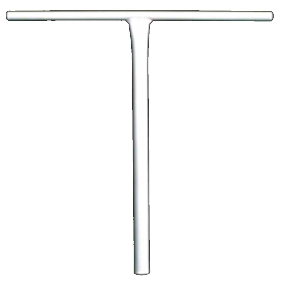 Bulletproof Alloy Scooter T-Bar Handlebars White Anodised 533 x 533mm