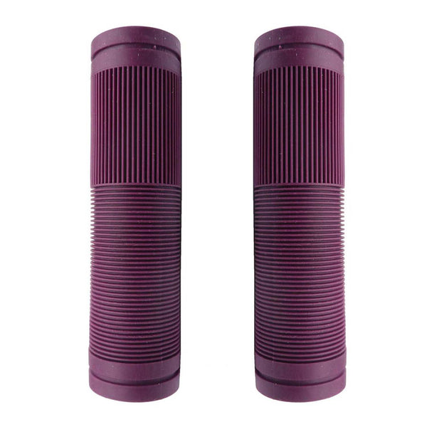 Bulletproof Coloured Rubber Mountain Bike Grips 130mm with Closed Ends Purple