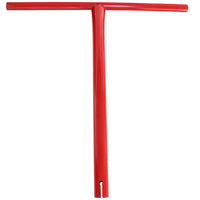 Scooter T-Bar Handlebars 500 x 500mm Red Powder Coated Cr-moly Steel