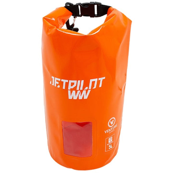Jetpilot Venture Orange 5L Roll-Top Waterproof Dry Bag with Shoulder Strap