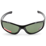 Dirty Dog Buzzer 52139 Polished Black/Green Polarised Sunglasses