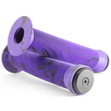Endzone Handlz Smoke Pattern Manoplas Bike Grips 147mm Purple Smoke
