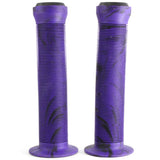 Endzone Handlz Smoke Pattern Manoplas Bike Grips 147mm Purple Smoke