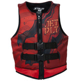 Jetpilot Cause Young Kids/Boys Neoprene Life Jacket Vest Red Rex (Size 3-4)
