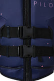 Jetpilot Cause Kids/Girl's Neoprene Life Jacket Vest (Navy Blue Wings)