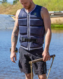 Jetpilot C4 Lewy Watt Men's L50S Neoprene Life Jackt Vest Black/Marle