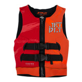 Jetpilot Cause Kids Neoprene Life Jacket Vest Orange/Red Sizes 3-4 (15-25kg)