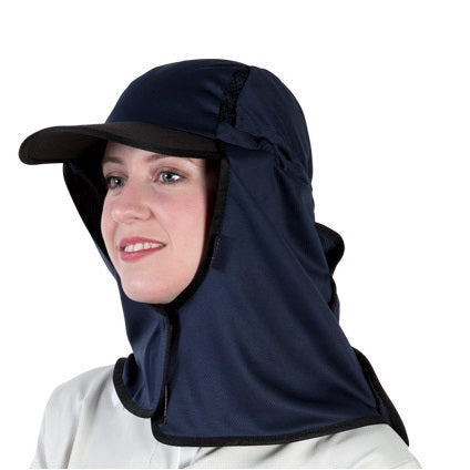 Uveto Kalahari Cotton UV Legionnaire Hat and Neck Shade - Navy Blue