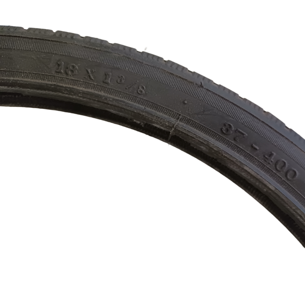 Kid's 18" x 1 3/8 Bike Tyre Black Light Tread Replacement Tyre