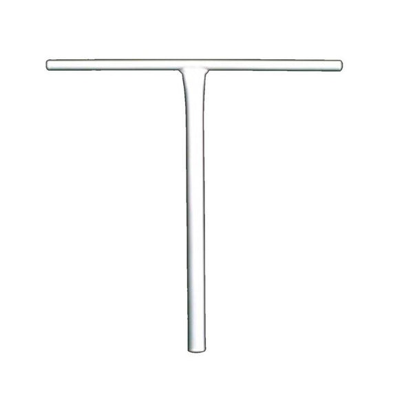 Scooter T-Bar White Powder-Coated Steel 500 x 515mm #5054