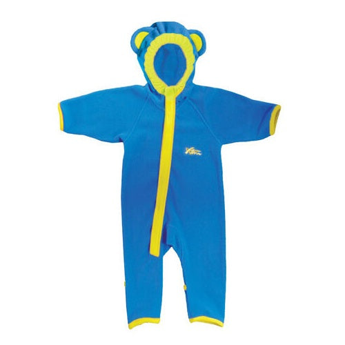 XTM Baby Toddler Panda Blue Onesie Microfleece Suit or Pyjamas Size 0 - 1