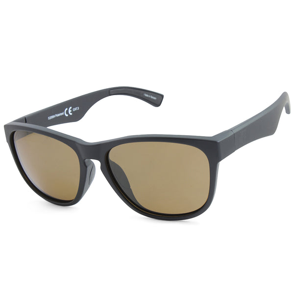 Jetpilot X1 Matte Black/Brown Polarised Floating Sunglasses S20994