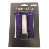 Endzone Handlz Smoke Pattern Manoplas Bike Grips 147mm Purple Smoke