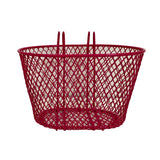 Kids Bike Wire Mesh Hook On Front Carry Basket (Pink)