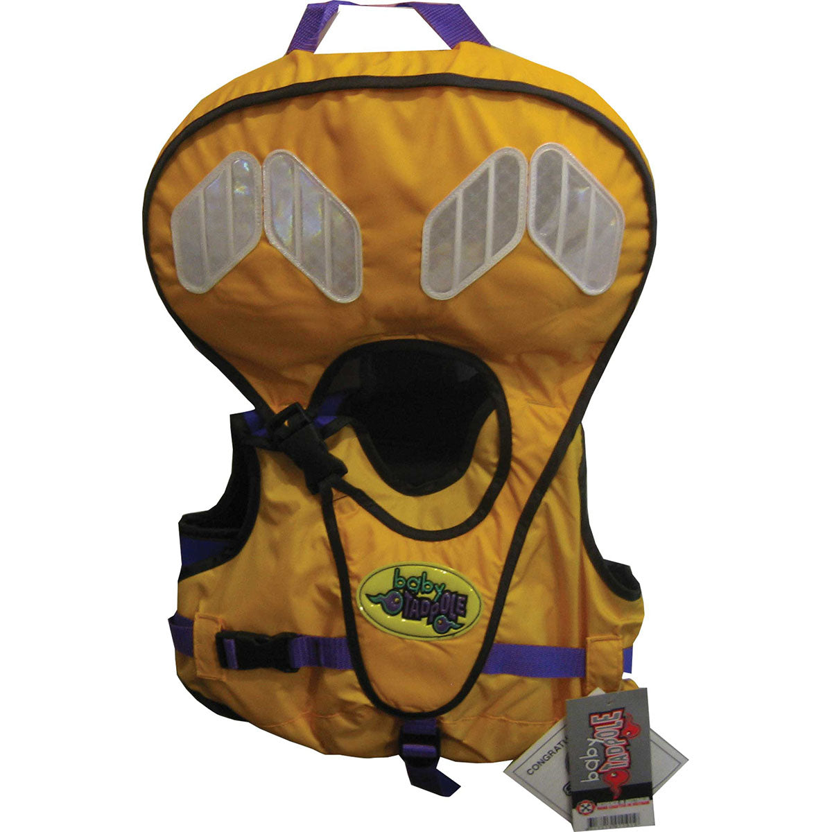 Axis Tadpole Baby or Toddler Nylon Life Jacket PFD Vest 5 - 25kg Yellow