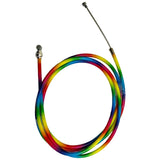 DRS BMX 1.6mm x 1500mm Old School Brake Cable and Housing (Rainbow)