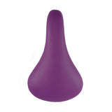 Endzone Purple Vinyl Bike Seat/Saddle with Comfort Foam and Clamp
