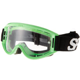 Spy Optic Breakaway Green HD Clear Midsize MX Motocross MTB or Quad Bike Goggles