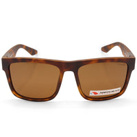 North Beach Moridae Matte Tortoise/Brown Unisex Polarised Sunglasses 70683