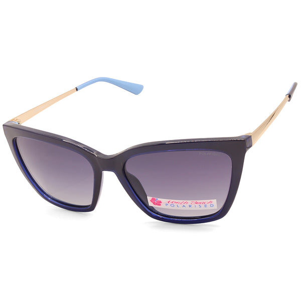 North Beach Teehani Royal /Grey Gradient Womens Polarised Sunglasses 70703